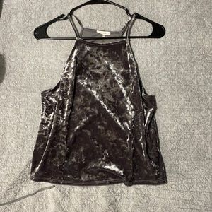 Velvet tank top